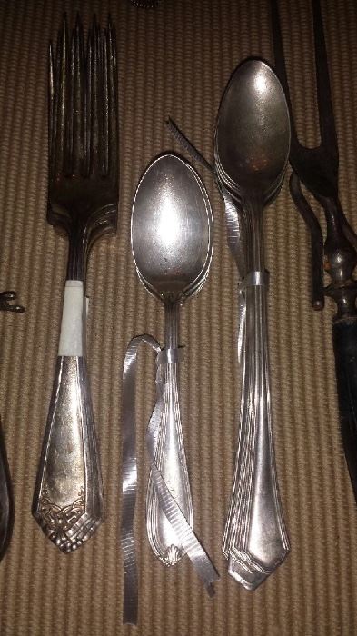 Sterling sets spoons and forks These will be in a Case to be requested one Person at a time