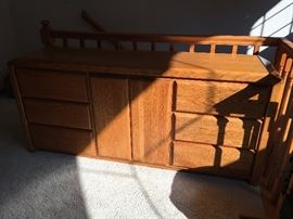 Oak Long Dresser