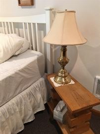 Night Stand & Table Lamp