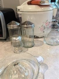 Rice Cooker, glassware