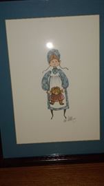 P. Buckley Moss signed and numbered print 