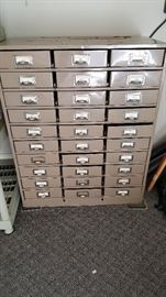 33 drawer metal storage $200