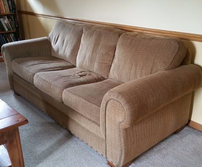 Neutral sleeper sofa.