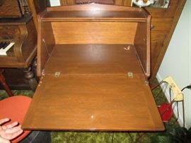 Drop down writing desk