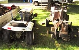 Vintage 1960's Bolen lawn tractors
