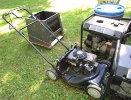 Lawn mower, generators