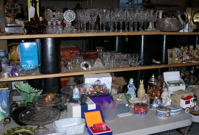 Waterford crystal, Disney collectibles, perfume bottles, glass, porcelain