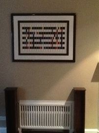 Agam lithograph 32"x43" framed 