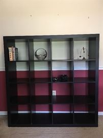 Massive and heavy Ikea cube display shelving.  Great for retail stores, yoga studios selling products, or home treasures display.  Would also be a solid bookcase.