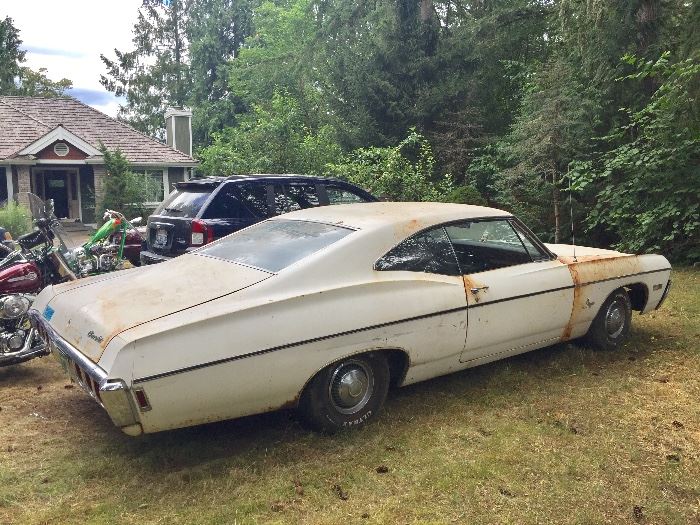 68 impala...34,000 original miles. $8000 obo   Some rust but runs great 