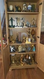 More vintage figurine lamps and sculptures 