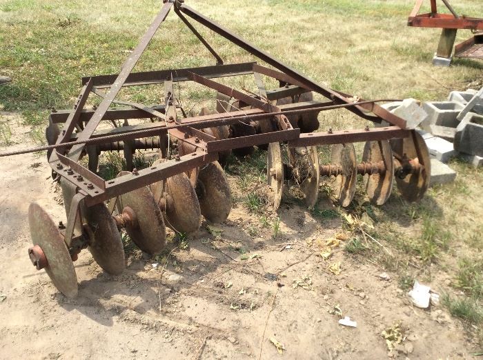 ONE OF MANY LARGE FARMING PIECES. TILLER