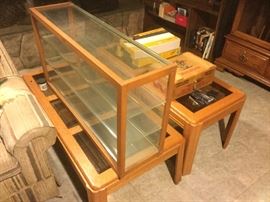 Tables and Display Case