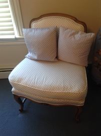 French style slipper chair