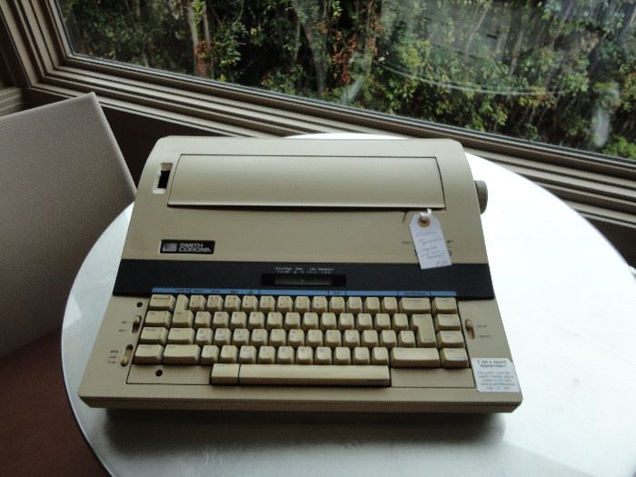 Smith-Corona Electric Typewriter; 1988