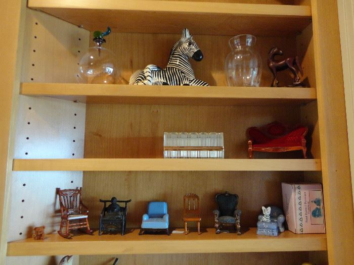 Vases, Murano glass, dollhouse furniture