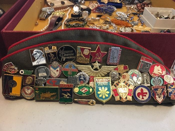 Vintage military pins 