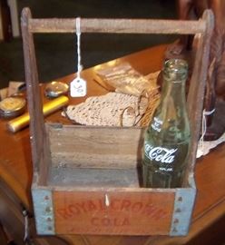 Antique royal Crown Cola Carrier/Caddy