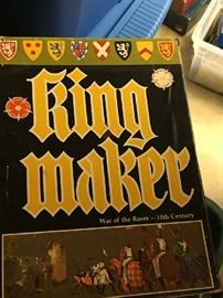 King maker war of the roses 15th century Avalon Hill Book case board game 