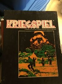Vintage 1970 Avalon Hill Kriegspiel Book Case Board game  