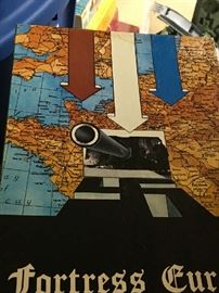 Fortress Europa RPG War Strategy Board Game Avalon Hill 1980