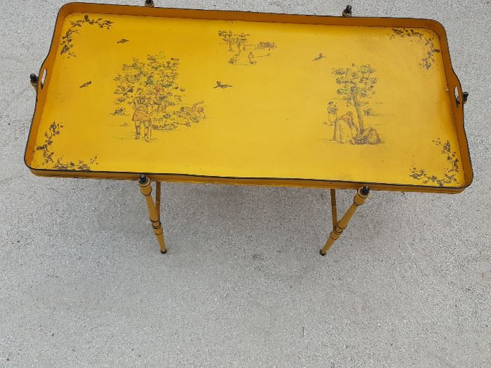 FRENCH TOLE TABLE
