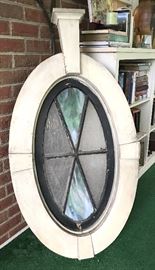 Beautiful stain glass window - was in the old Henry Reichard house in Hickory, NC built in 1911. This piece is 29 3/4" wide x 54" high.