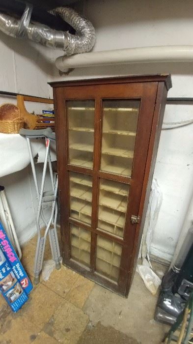Antique store cabinet