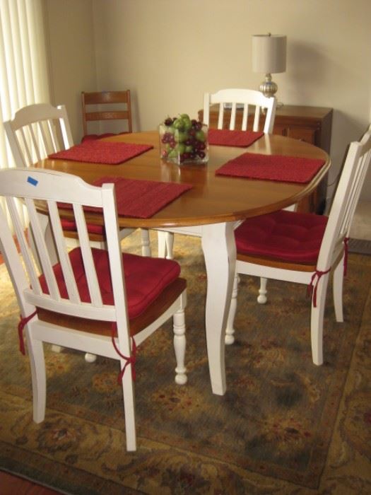 Stylish painted and distressed dining set