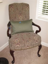 Small wingback chair