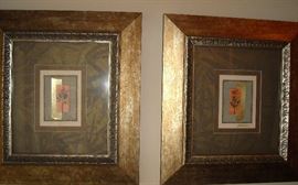 Many nice pieces of art throughout the home.