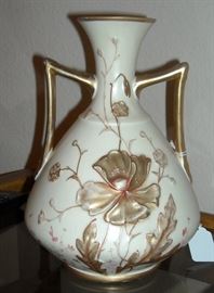 Tall Royal Devon double handled vase.  Must see in person - a gorgeous vase.