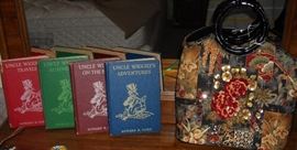 Remember Uncle Wiggly?  Many nice books and purses.