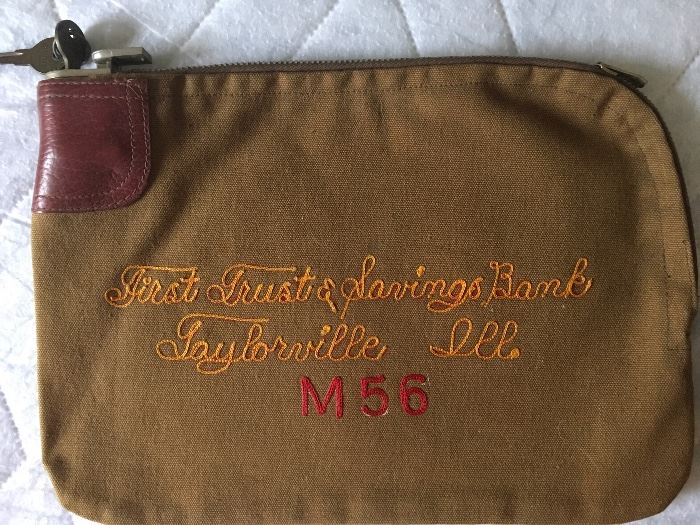 Vintage bank bag