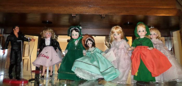 Some of the Madame Alexander Dolls from the HUGE doll collection