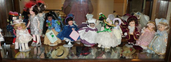 Some of the Madame Alexander Dolls from the HUGE doll collection