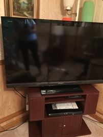 2010 Sony flat screen TV and stand