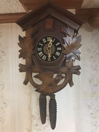 German wood cuckoo clock