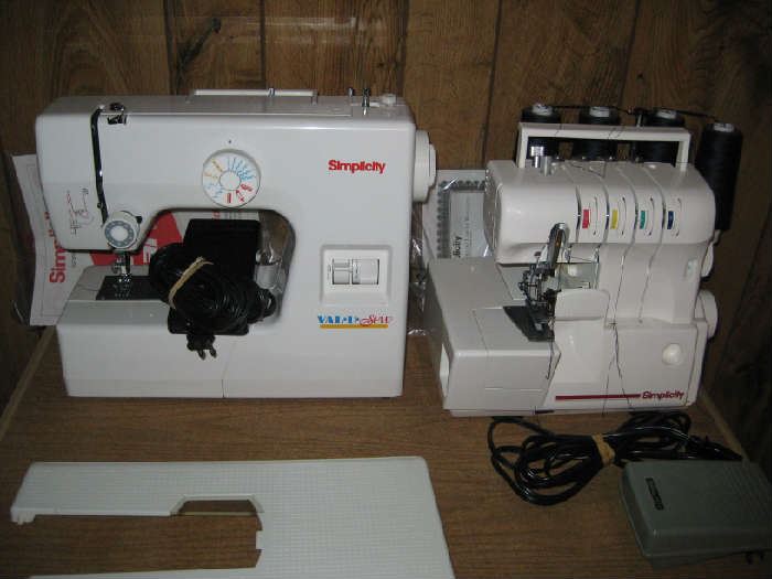 Simplicity sewing machine & surger