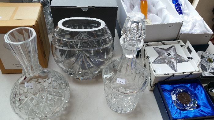 Wedgewood and Waterford crystal