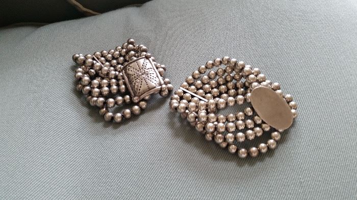 Duo Paris sterling bracelets