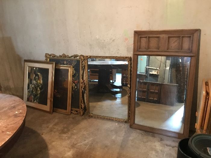Mirrors & art work