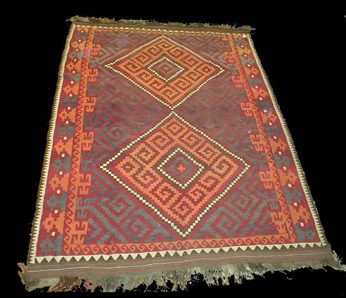 Kilim flat weave rug
