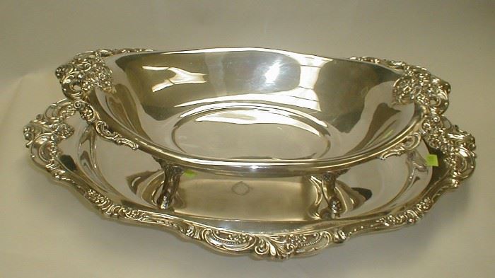 Wallace Baroque silver plate