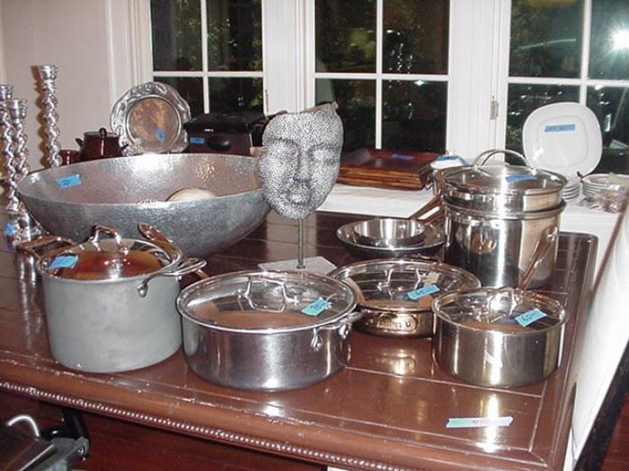 All-Clad and Emeril cookware