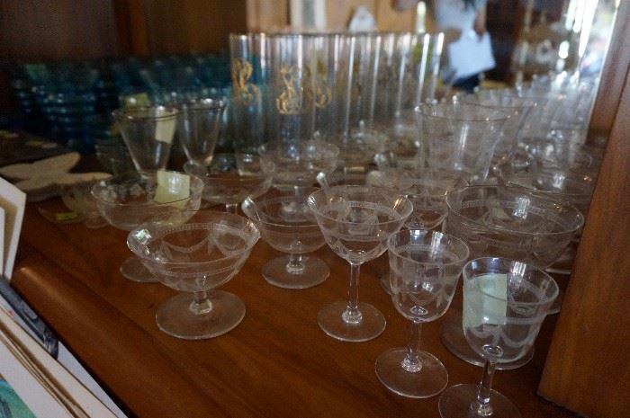 glassware for formal dining