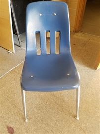 upright chairs metal legs hard plastic surface, over 50 to take home
