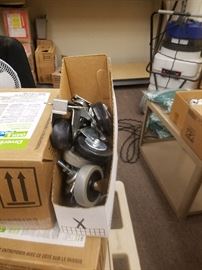 surplus wheels and parts for janitorial equipment