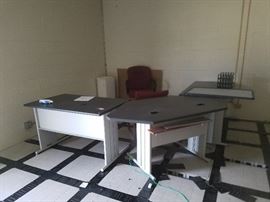 Manager station, work station for computer room