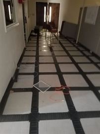 flooring raised for Computer Room use